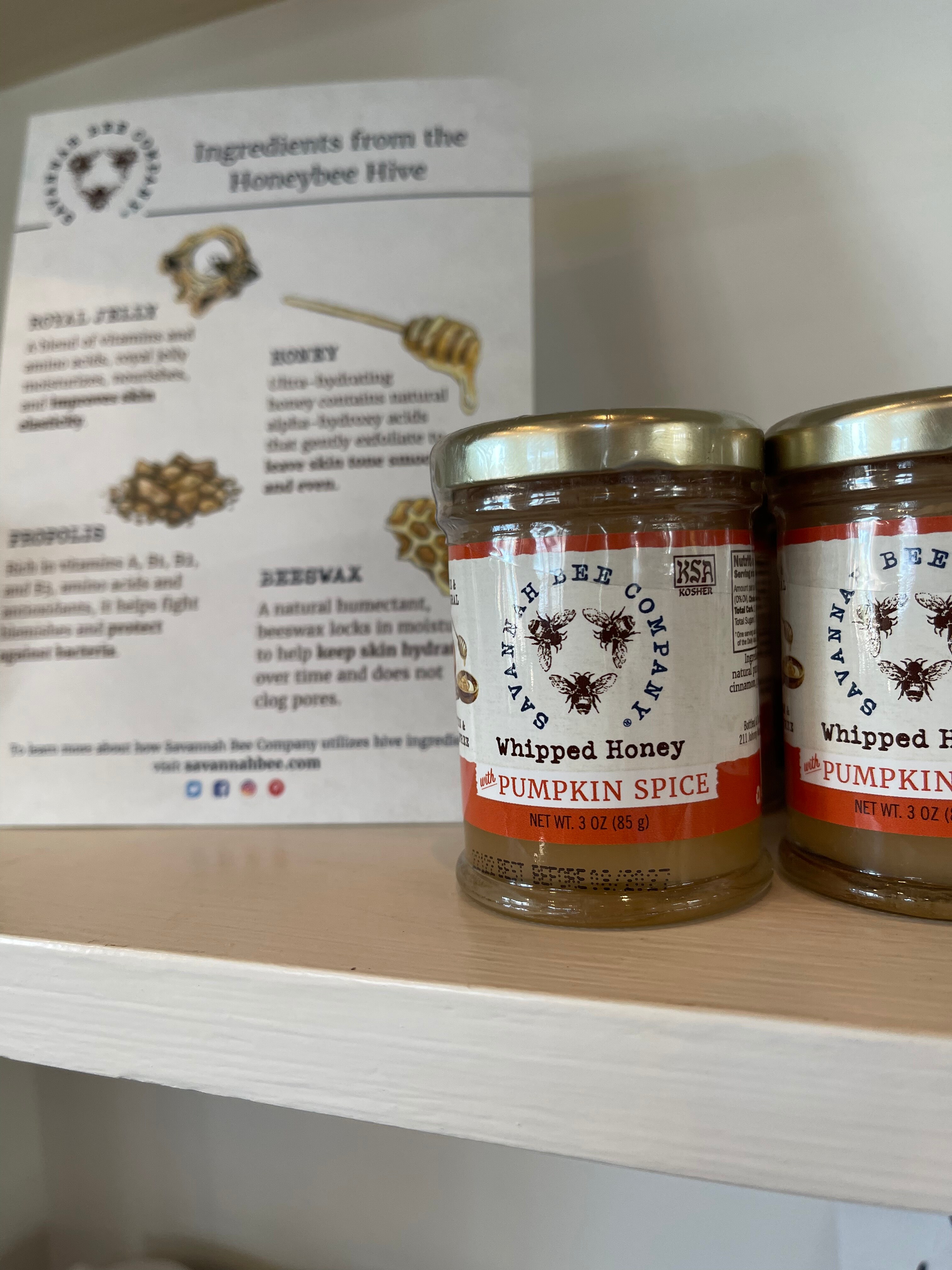 Savannah Bee Company Whipped Honey - Pumpkin Spice